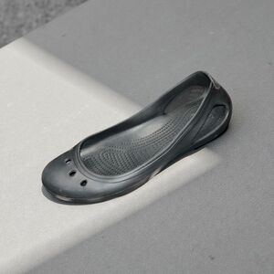 Crocs Kadee Black Ballet Flats Comfort Shoes Slingback Size 11